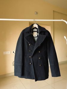 Classic Navy Blue Pea Coat