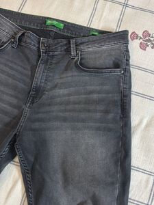 Benetton Gray Wash Jeans