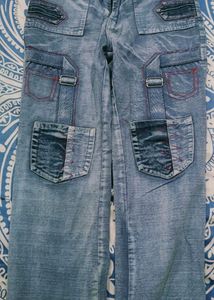 Unique Detail Denim Jeans 👖