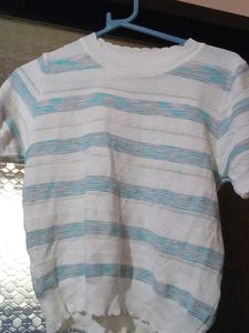 Striped knit top