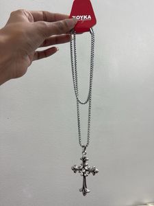 Cross anti tarnish Pendant Necklace