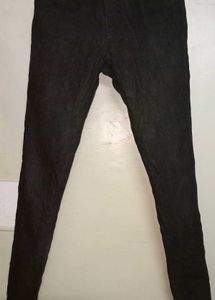 High Waist Black Jeans