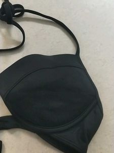 L Black Bikini Top