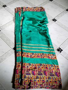 Elegant Green Saree