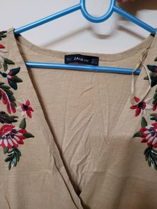 PRICE DROP! Zara Knit Embroidered Dress Imported SALE!!