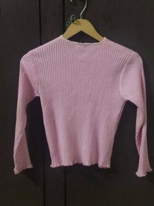 KOREAN RIBBED PINK💗 TOP
