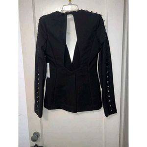 Silver Studded Backless