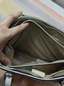 Branded Van Hussain Cream Handbag