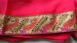 Beutiful Heavy Embroidery Saree🎀