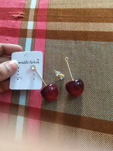 2 in 1 Cherry Earrings Of Supreme Quality.