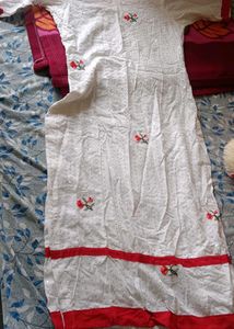 Embroidered Kurti with Palazzo Pants