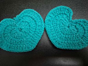 Coaster Heart Appliques Set Of 4
