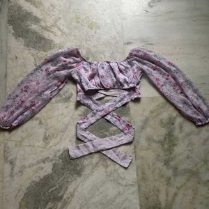 Floral Crop Top