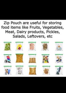 5 Ziplock Bags for Fruits And Vegetables
