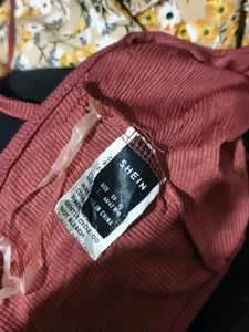 221611. Cute Rust Halter Top