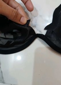 Black net bra...size around 34 to 36ab