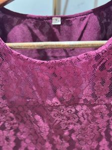 Elegant  purple top