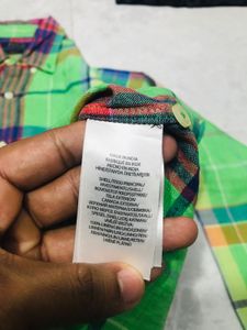 Ralph Lauren 100% Linen Check Shirt