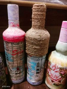 Decoupage Bottles