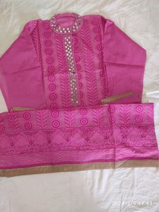 Semi Stitched Dress Material