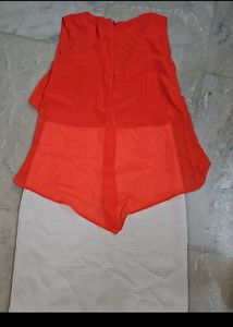 Girls Orange Dress