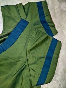 Green color Silk Blouse