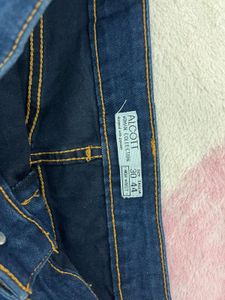 Dark Blue Denim Shorts