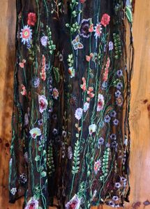 Floral Embroidered Maxi Dress
