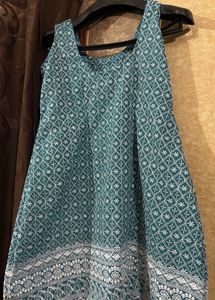 Green Patterned Dress