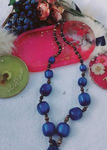 Blue Beaded Necklace