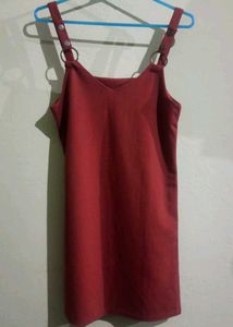 Cute Red Dress + White cardigan