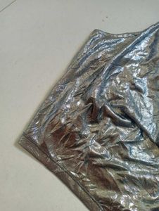 Shimmering Silver Top
