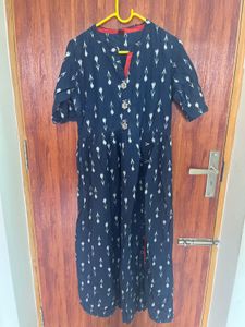 Elegant Blue Printed Kurta