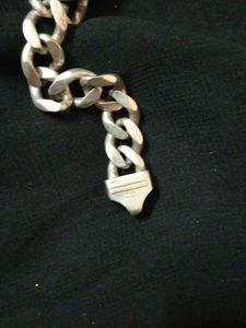 Sterling Silver Gents 925 Bracelet With Feroza