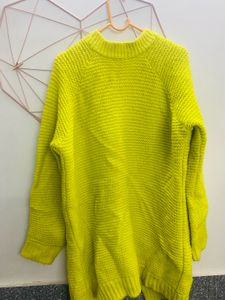 Beautiful Yellow Hand Knitted Shrug