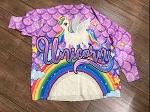 Unicorn Rainbow Long Sleeve Top