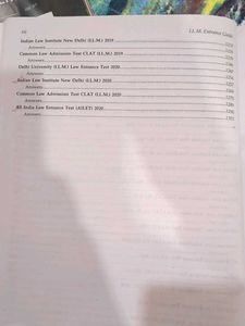 LL.M. Entrance Exam Handbook