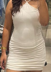H&amp;M Divided White Strappy Dress
