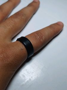 Mat Black Ring