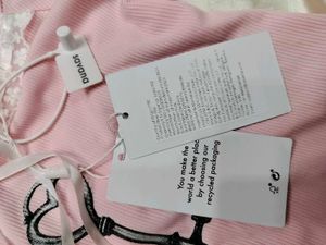 Pink Key Graphic Ribbed Top