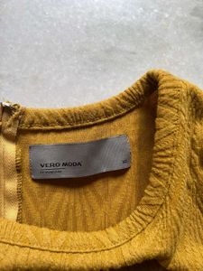 Vero Moda Mustard Sleeveless Dress