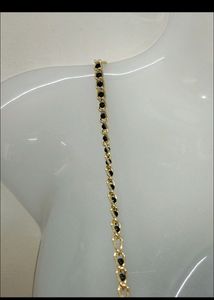 KOREAN FLOWER STYLE FRONT BACK GOLDEN CHAIN TOP