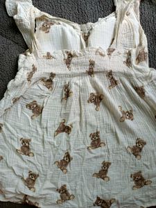 Sale!!!!!!! Teddy Bear Print Sleevless Top