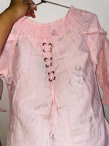 Pink Floral Top