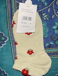 Floral Ankle Socks