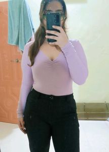 Ribbed Bodysuit Top