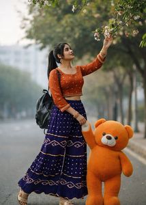 Royal Bandhani Palazzo 💙✨ Love at First Wear✨