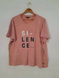 Peach Printed T-Shirt (Women's)