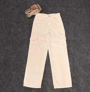Beige Cargo Pants