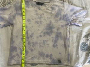 Mauve colour pleasing Tie-Dye Crop Top in Size S